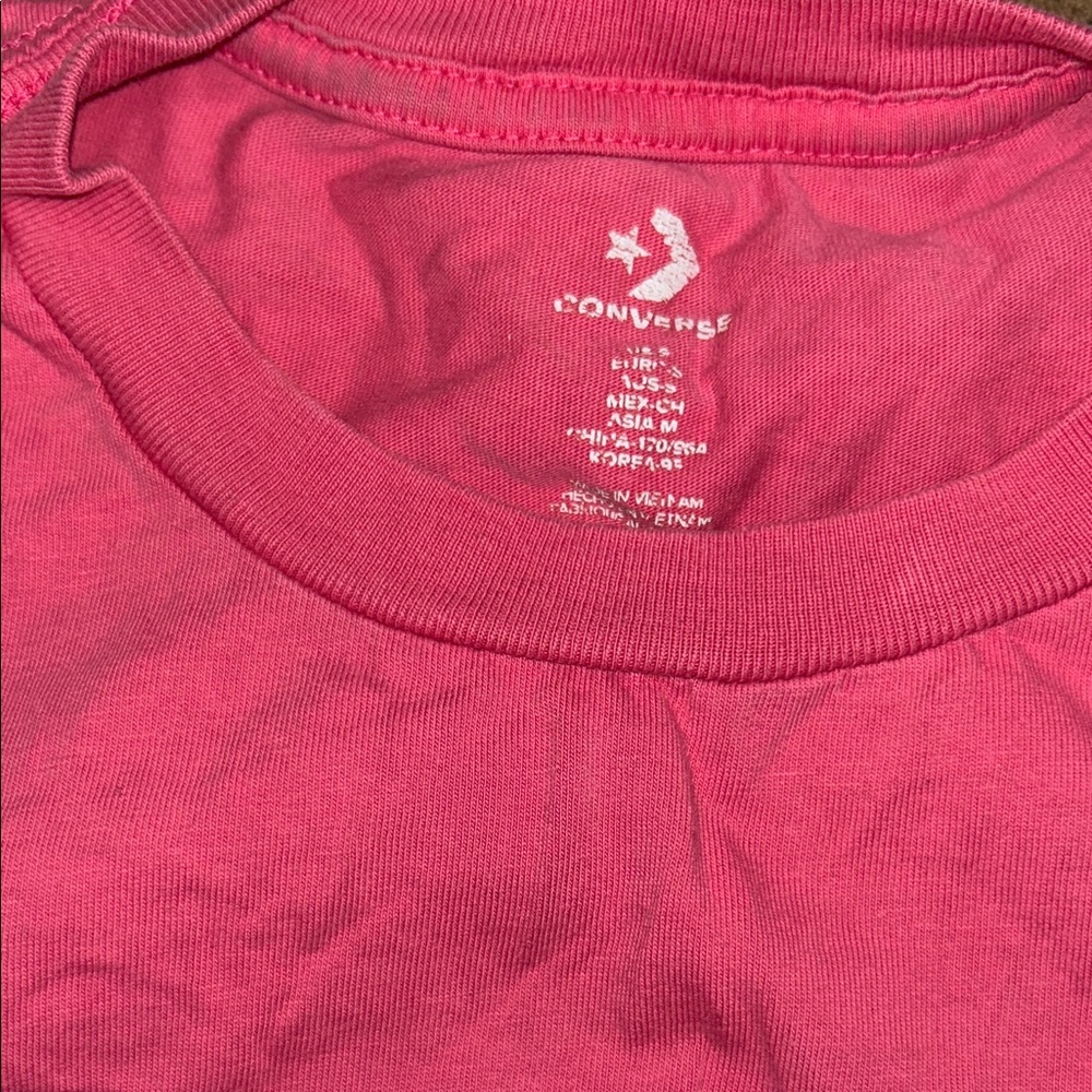 Converse Pink All Star T-Shirt - Picture 6 of 6
